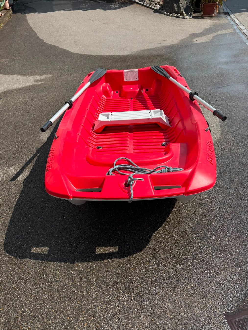 Bic Barche: RBB BOAT RULLY Boot mit Rädern Ruder Rot – Usato da Ulisbach venduto da ARS-Trading 2