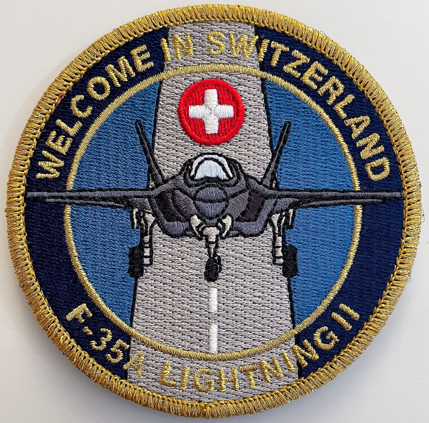 Armée suisse Insignes: Schweizer Luftwaffe F-35A Patch welcome in Switzerland – Neuf (Voir description) à Bern par mercandante