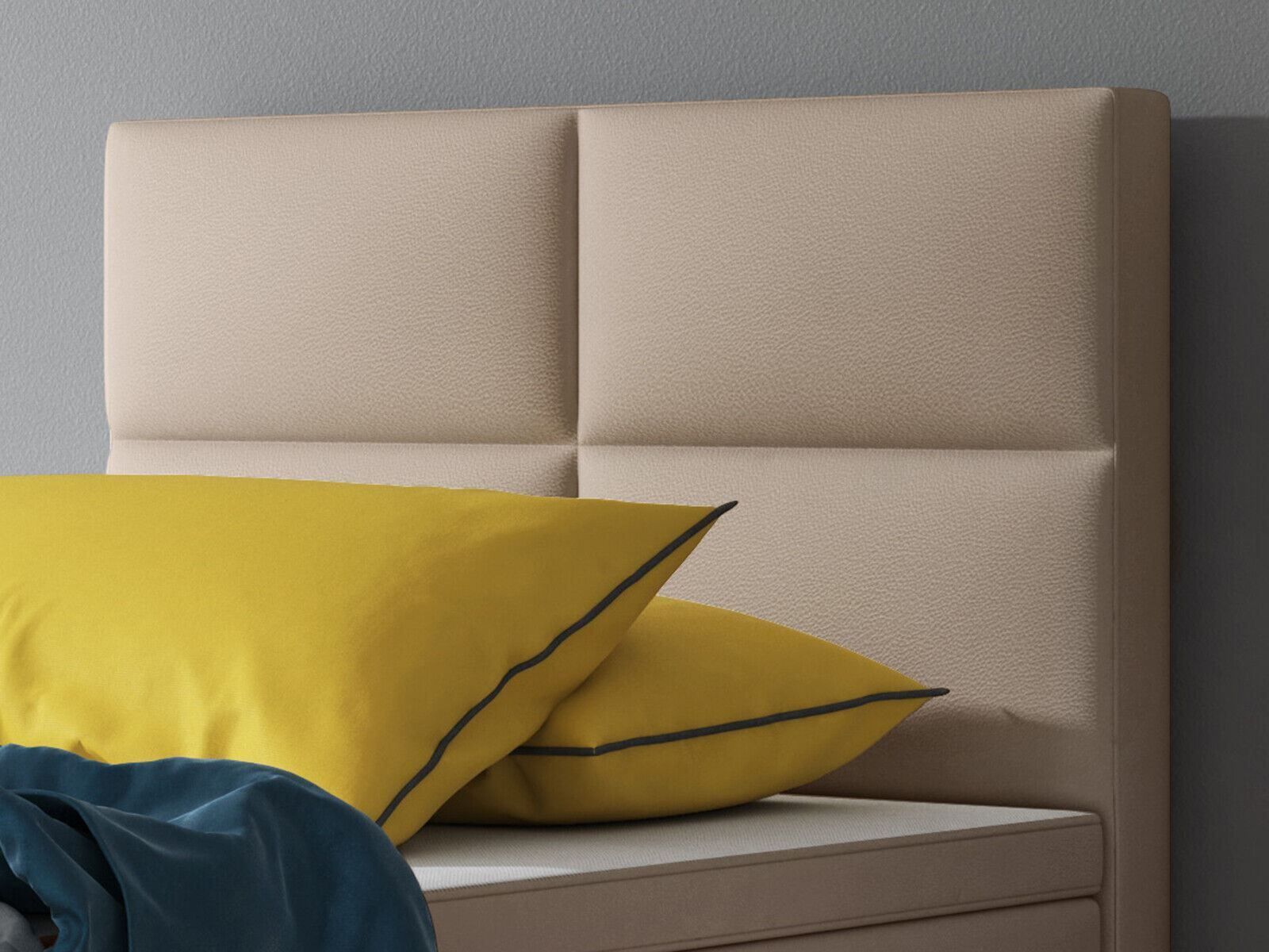 Betten: Boxspringbett 90x200 Muddy Hotelbett Einzelbett Bett – Neu und originalverpackt aus Wallenwil von toesstal-vertrieb 3