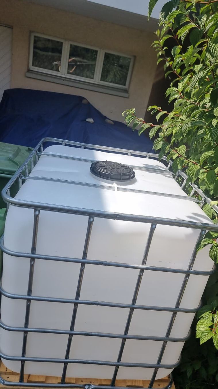 Tränken & Tröge: 3 IBC Wassertank 1000l Wasserbehälter Regenwassertank Garten – Gebraucht aus Wettingen von ray_boccia 9