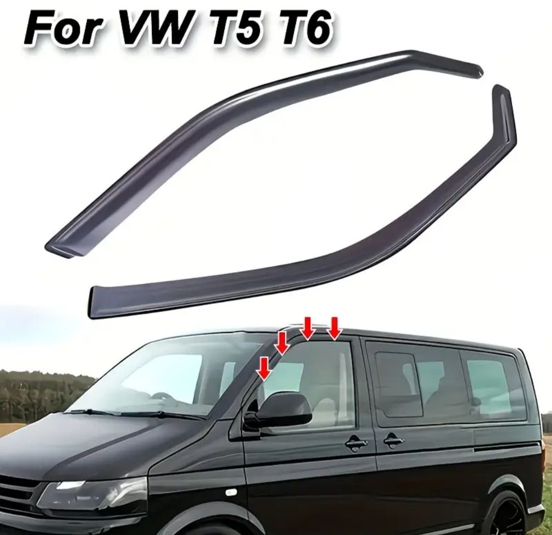 VW Alle Autoersatzteile: Windabweiser für VW T5/T6 Transporter & Multivan – Neu und originalverpackt aus Hohenrain von cars77 1