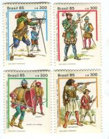Briefmarken "Uniform". Brasilien