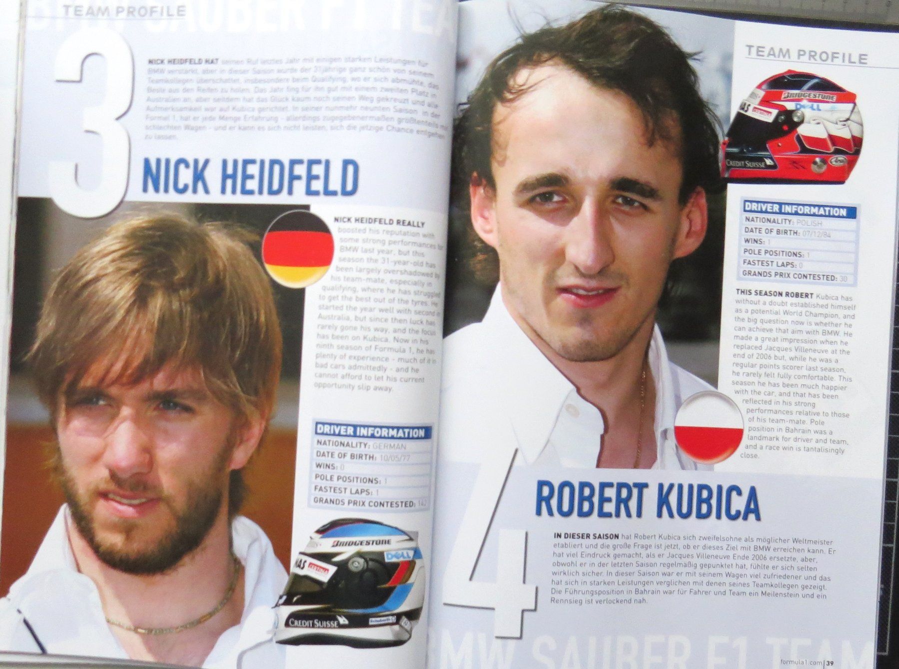 Documenti: Programm Formel in Hockenheim von 2008 – Usato da Ettingen venduto da campione_1 2