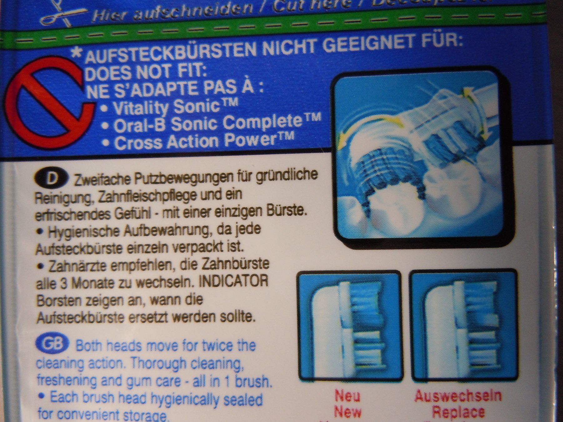 Oral B Cura dei denti: Oral -B Dual Clean Bürsten 2er Pack – Nuovo e nell'imballaggio originale da Luzern venduto da Baumli1 3