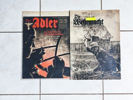 Zeitschriften "Der Adler" und "Die Wehrmacht" Konvolut 