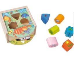 Jouet bébé Haba- Boîte à formes animaux neuve- Sortierbox