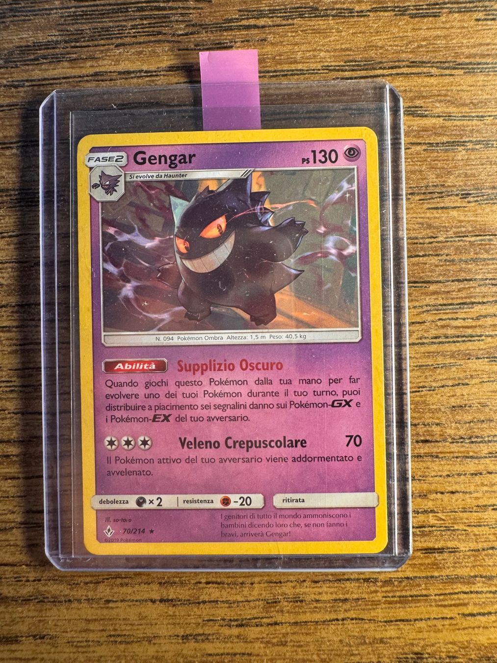 Pokémon Sammelbilder & Trading cards: Pokemon Gengar UNB 70 – Gebraucht aus Corticiasca von gio_yp69
