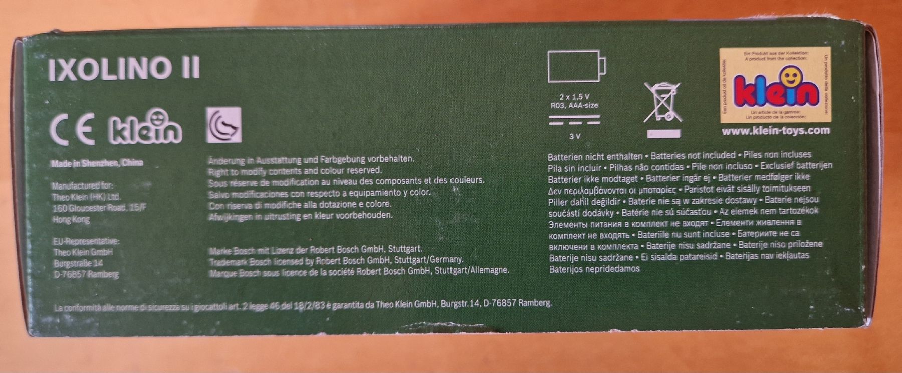 Giocattoli: Bosh mini Ixolino II jouet à piles – Nuovo (secondo la descrizione) da Ste-Croix venduto da Sporchet 1