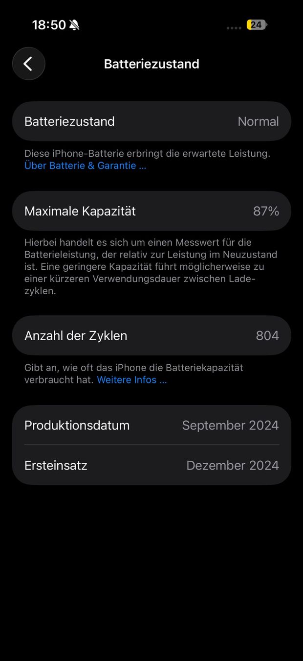 Apple Portables: iPhone 16 Pro Desert Titanium 128GB – D'occasion à Heerbrugg par HennessyCognac 5