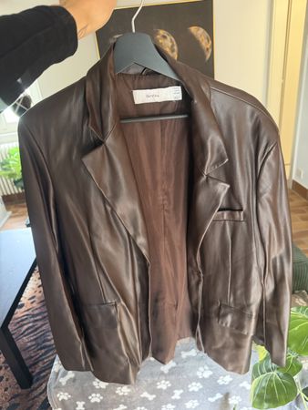 Veste brune bershka