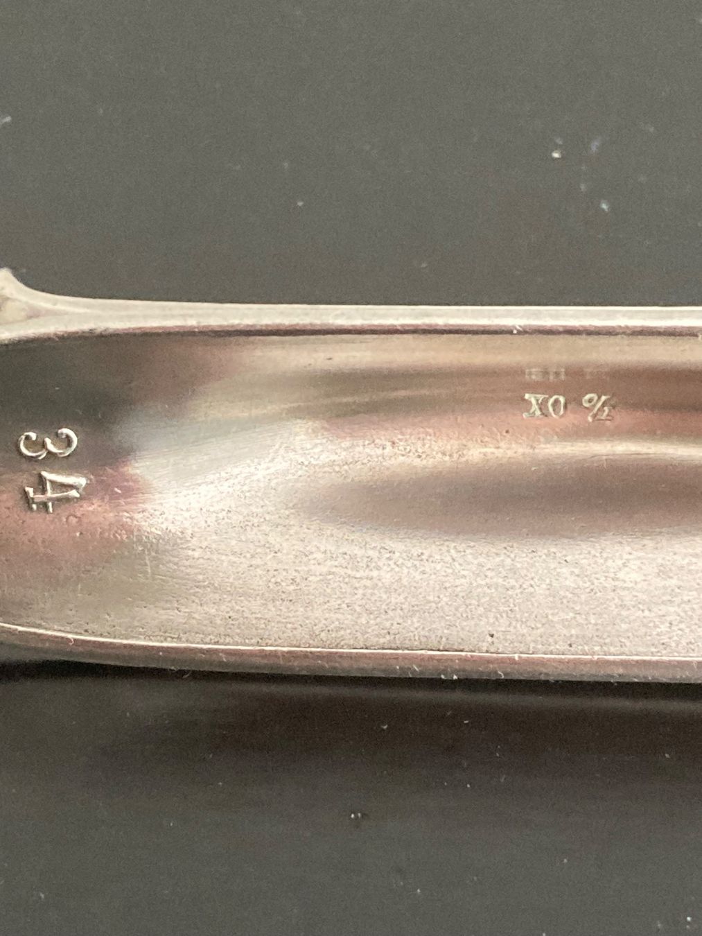 WMF Set di posate: WMF Jugendstil 2 Messerbänkchen Würfelmuster – Usato da Zürich venduto da hicosh 2