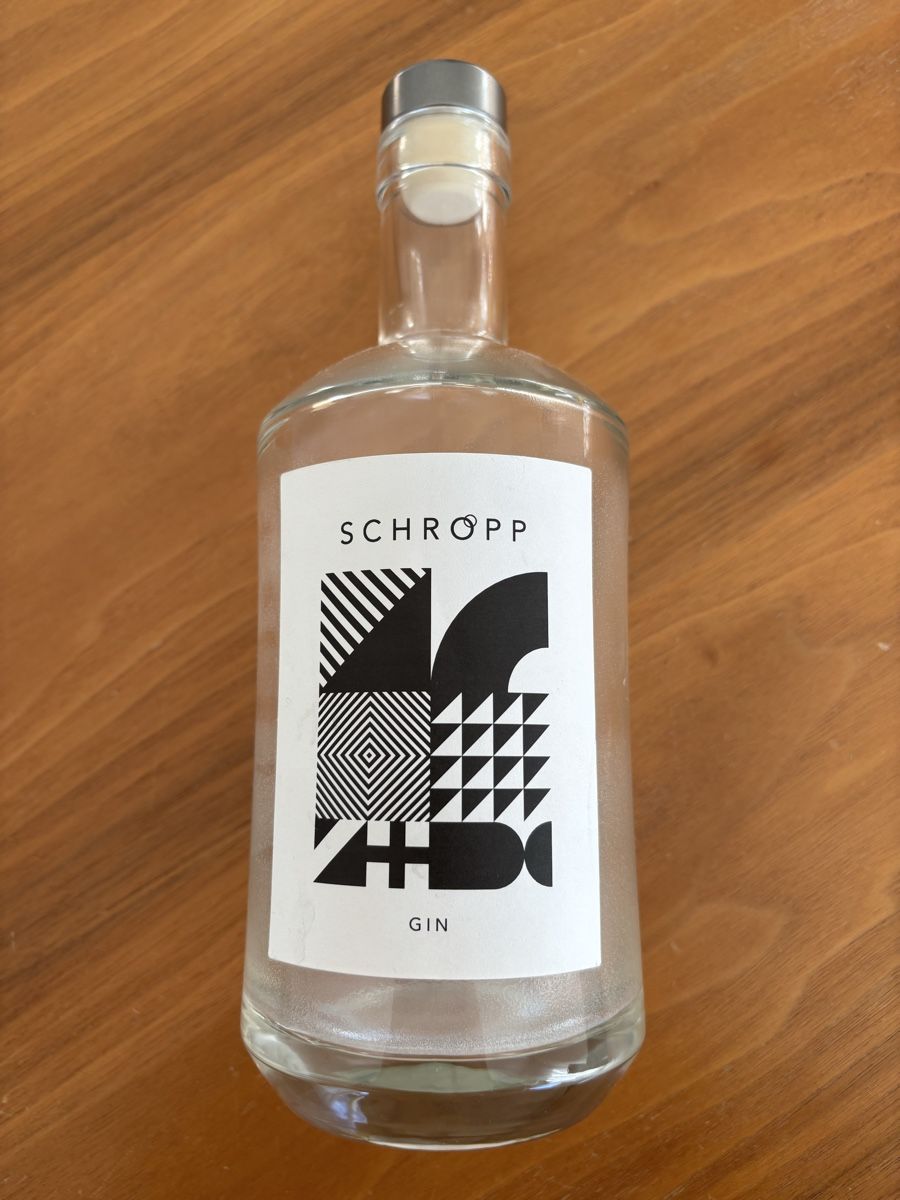 Altro: Leere Schropp Gin Flasche – Usato da Bolligen venduto da Zaeglis
