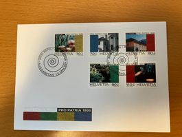 CH FDC Pro Patria Satz 1998
