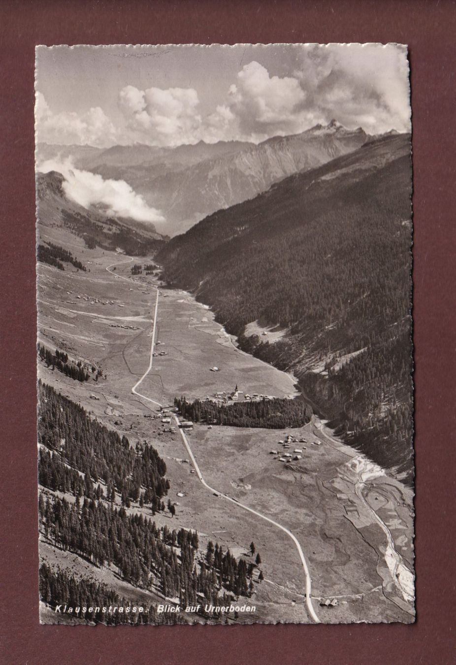 Cartoline postali: KLAUSENSTRASSE - Urnerboden – Usato da Pully venduto da nicecards-shop