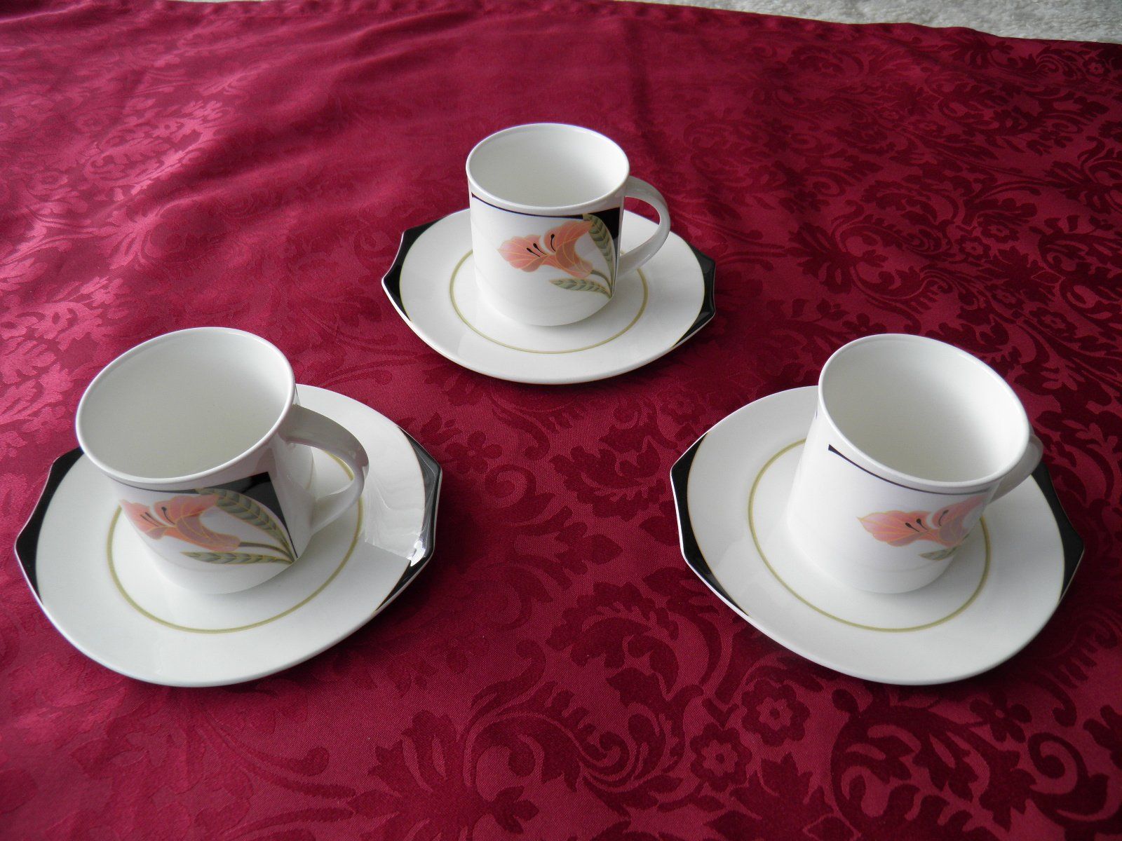 Villeroy & Boch Tazze: 3 Tassen "Iris" , Villeroy&Boch – Usato da Triesen FL venduto da Trigon