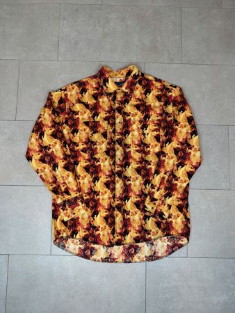 Wrangler orange western shirt