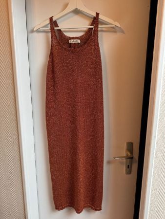 Longue robe filament métallic Please