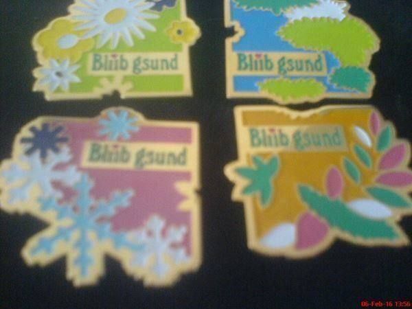 Placchette & Badge: 4x Bliieb gesund Sonderedition Pins – Usato da Oftringen venduto da andrax 1