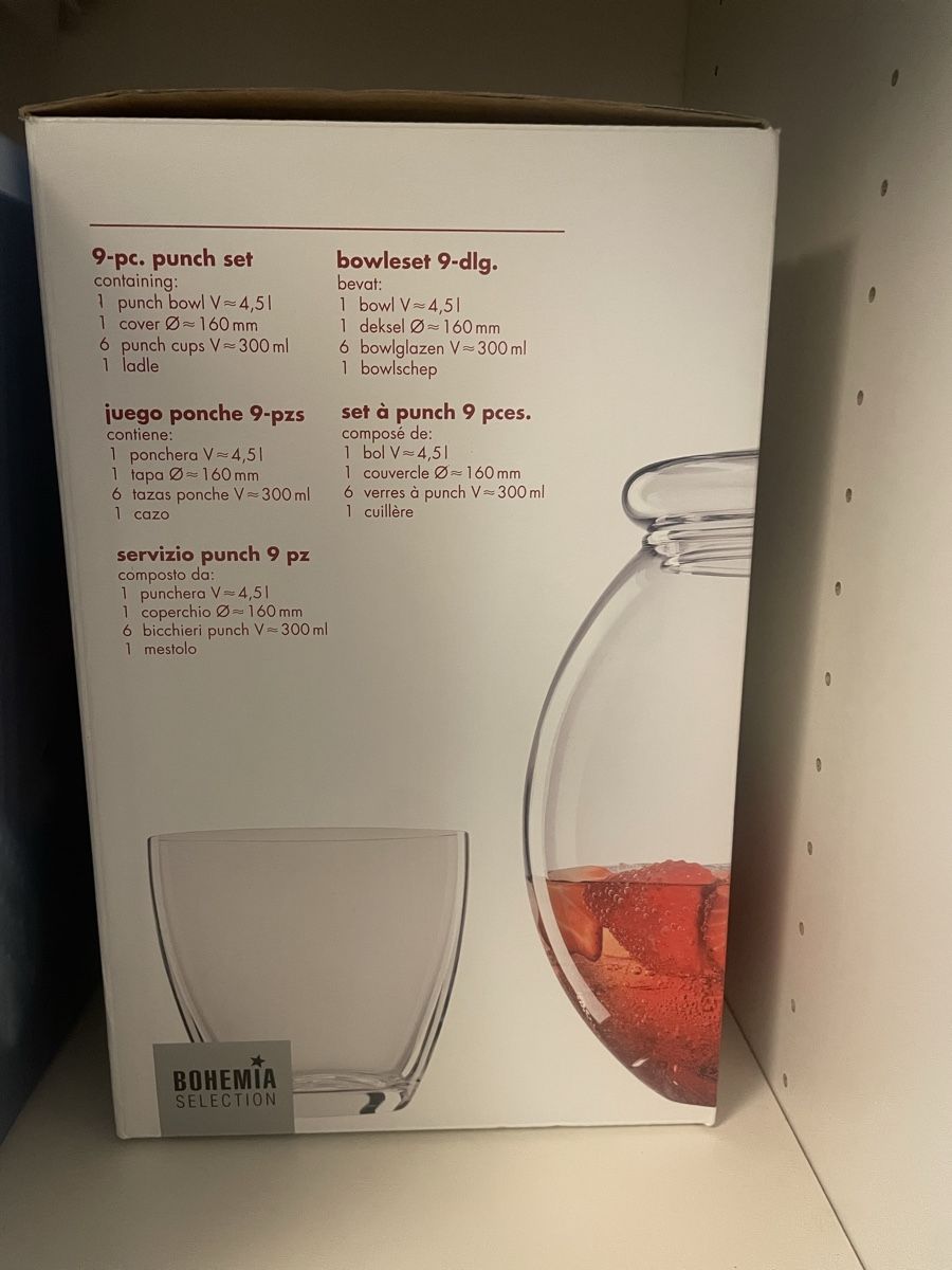 Set di piatti: Bowle Set, 9-teilig, ungebraucht! – Nuovo e nell'imballaggio originale da Gümligen venduto da gin_jl2s 2