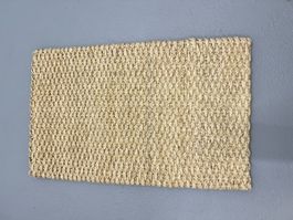 Flechtmatte Naturfaser beige 72x46 cm NEU            Zustand