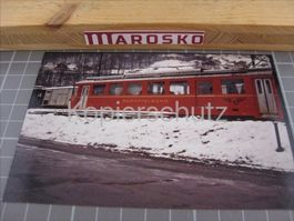 Echtfoto: Triebwagen der Sernftalbahn, ca 1968, Sernftalbahn