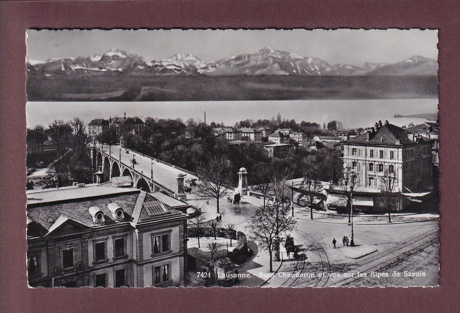 Ansichtskarten: LAUSANNE - Pont Chaudron – Gebraucht aus Pully von nicecards