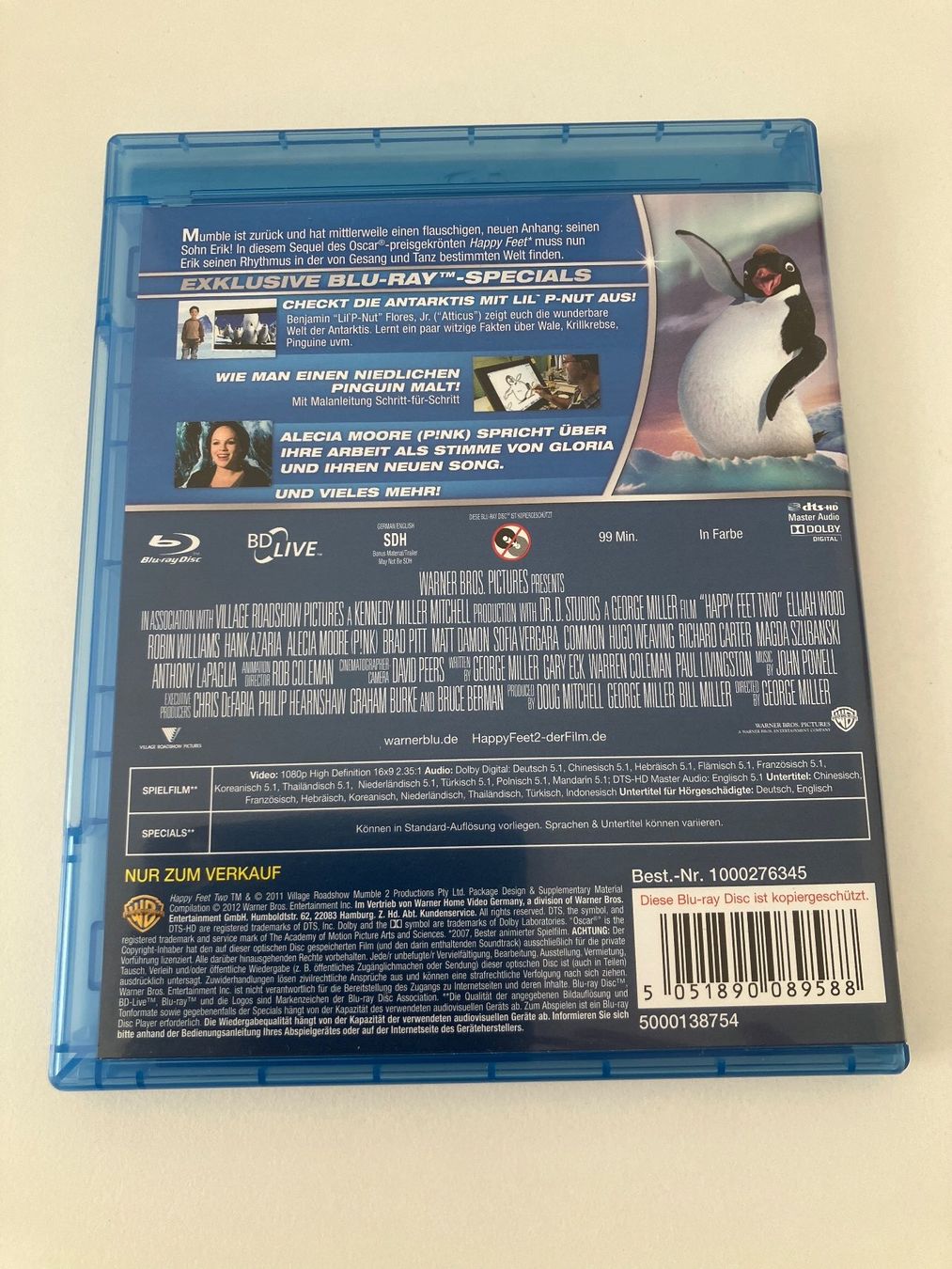 Tutti i DVDs: Happy Feet 2 [BLU-RAY] – Usato da Arbon venduto da Sugofresser 1