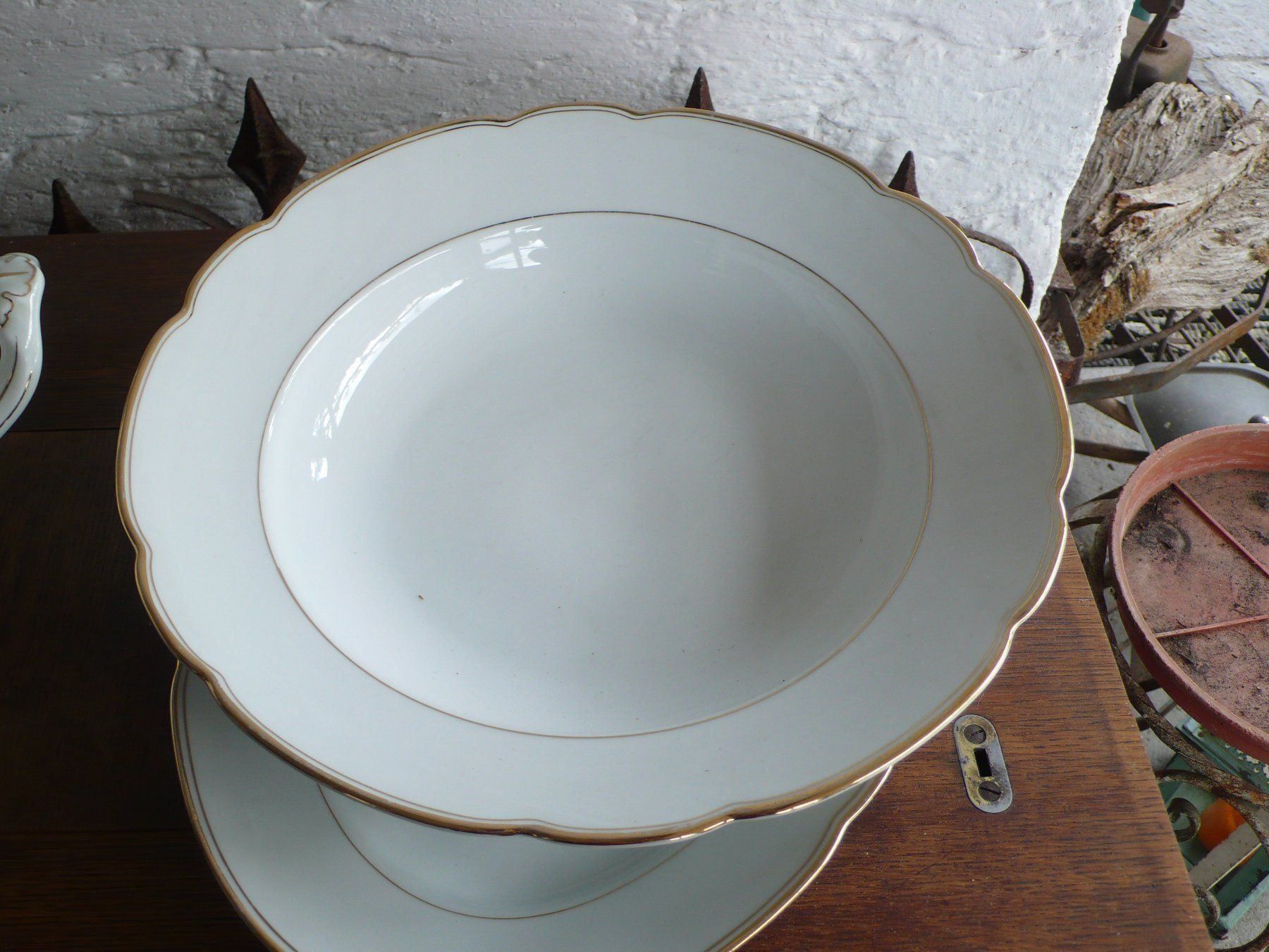 Schalen: Set Suppenschüssel und Platten – Gebraucht aus Flaach von Monisoldshop 4