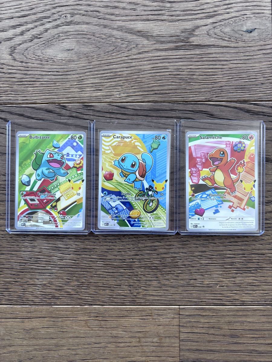 Pokémon Sammelbilder & Trading cards: Starter GEN 1 exclusive promo 30 ans ! – Neu und originalverpackt aus Le Landeron von cle_jwv7