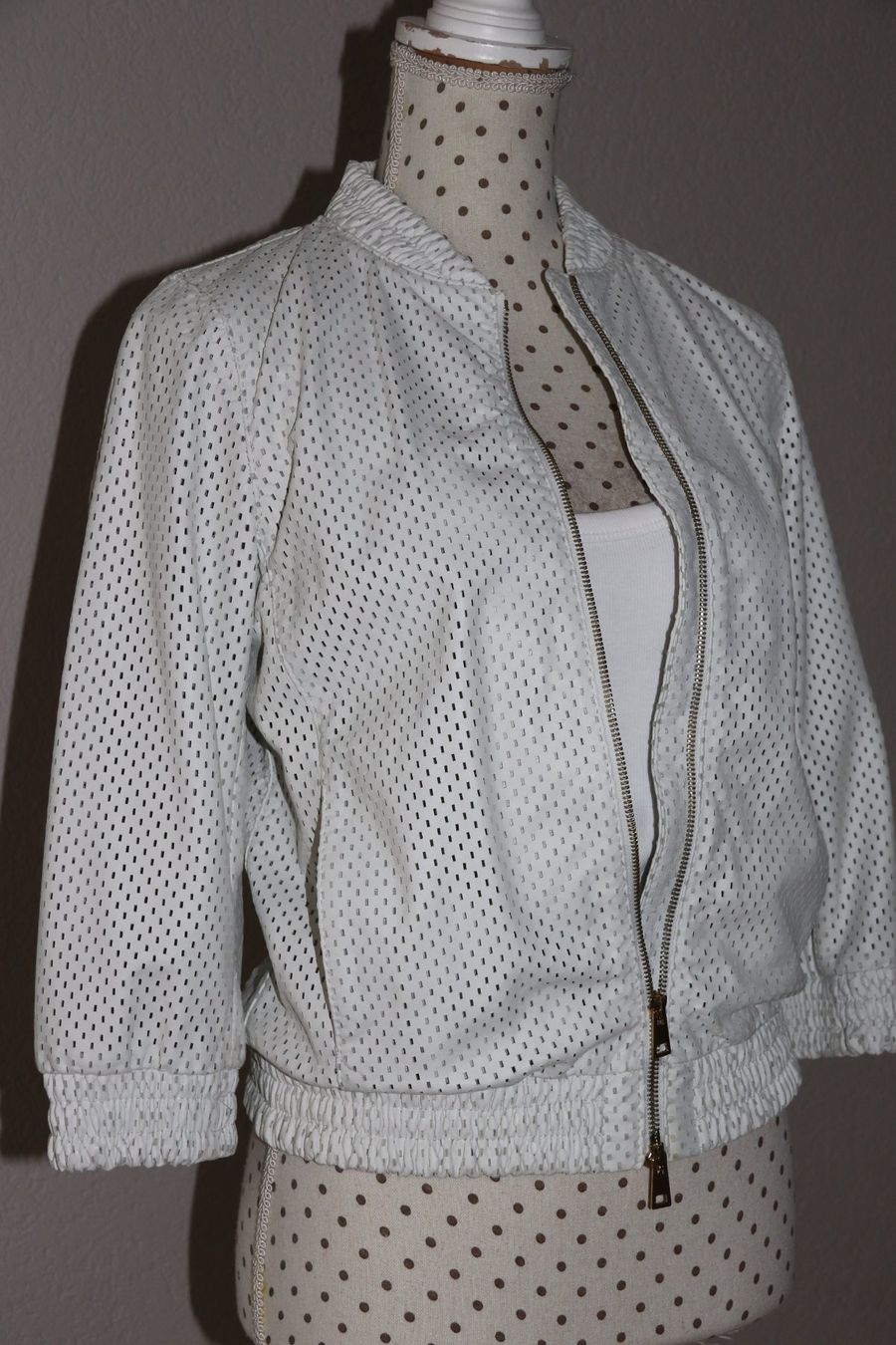 Giacche: Lässige echt Lederjacke von LEONARDO Gr.36 – Usato da Oberwil-Lieli venduto da Svetlana28 3