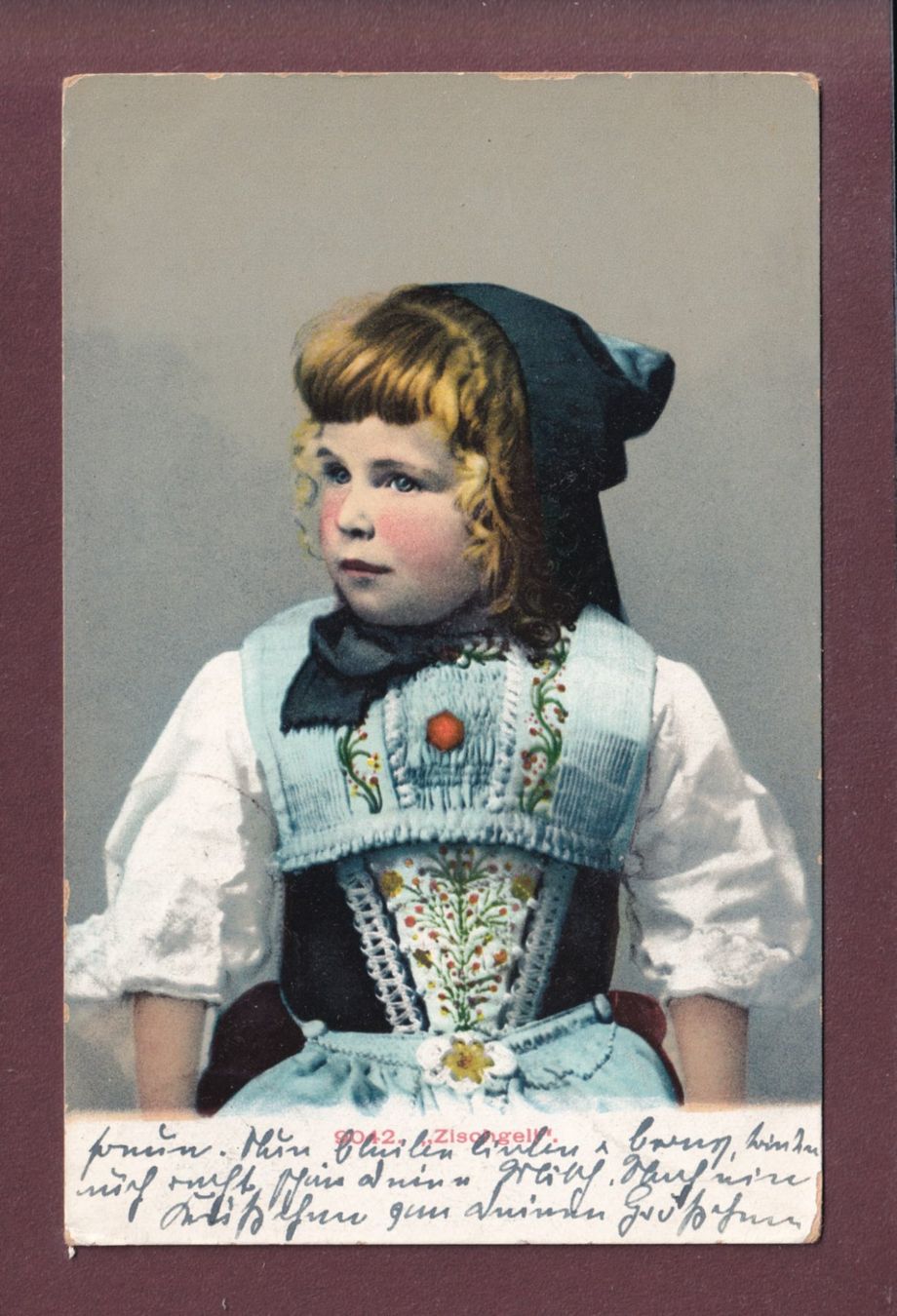 Ansichtskarten: TRACHT - Zischgeli - 1907 – Gebraucht aus Pully von nicecards