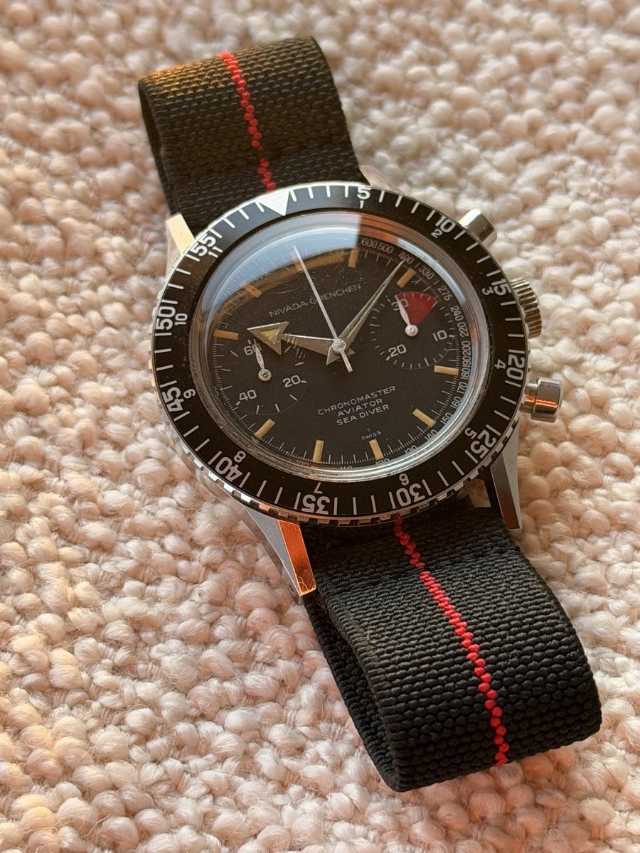Nivada Montres: Nivada Grenchen Chronomaster Aviator Sea Diver – D'occasion à Walchwil par wwatches