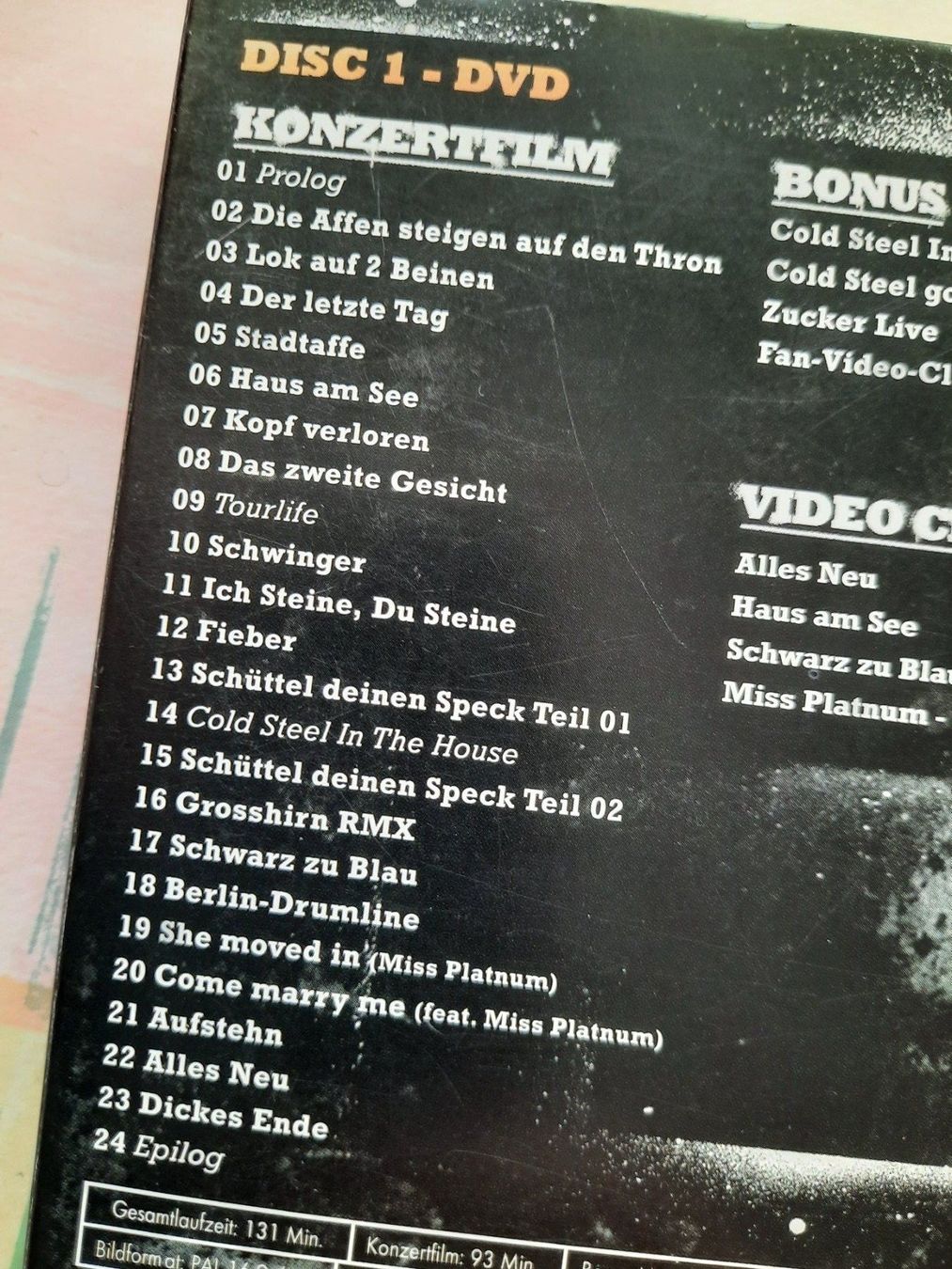 CDs: CD DVD Peter Fox & Cold Steel - Live aus Berlin – Gebraucht aus Pully von bro_n52j 2