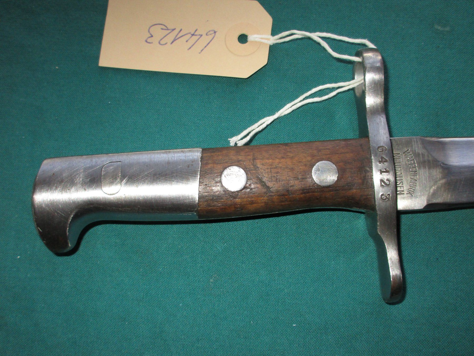 Schweizer Armee Armi bianche: Bajonett Mod.18 WF-Neuhausen 64123 – Usato da Bowil venduto da vifi01 7