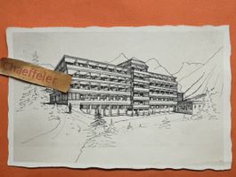 Alte Ansichtskarte Arosa Parkhotel, beschrieben 1933