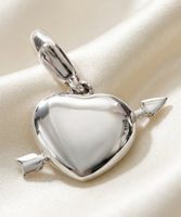 Charm "Herz" Silber 925 (rhodiniert) - Neu