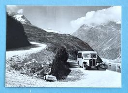 San Bernardino - Passtrasse Nordeite - Postauto SAURER  1951