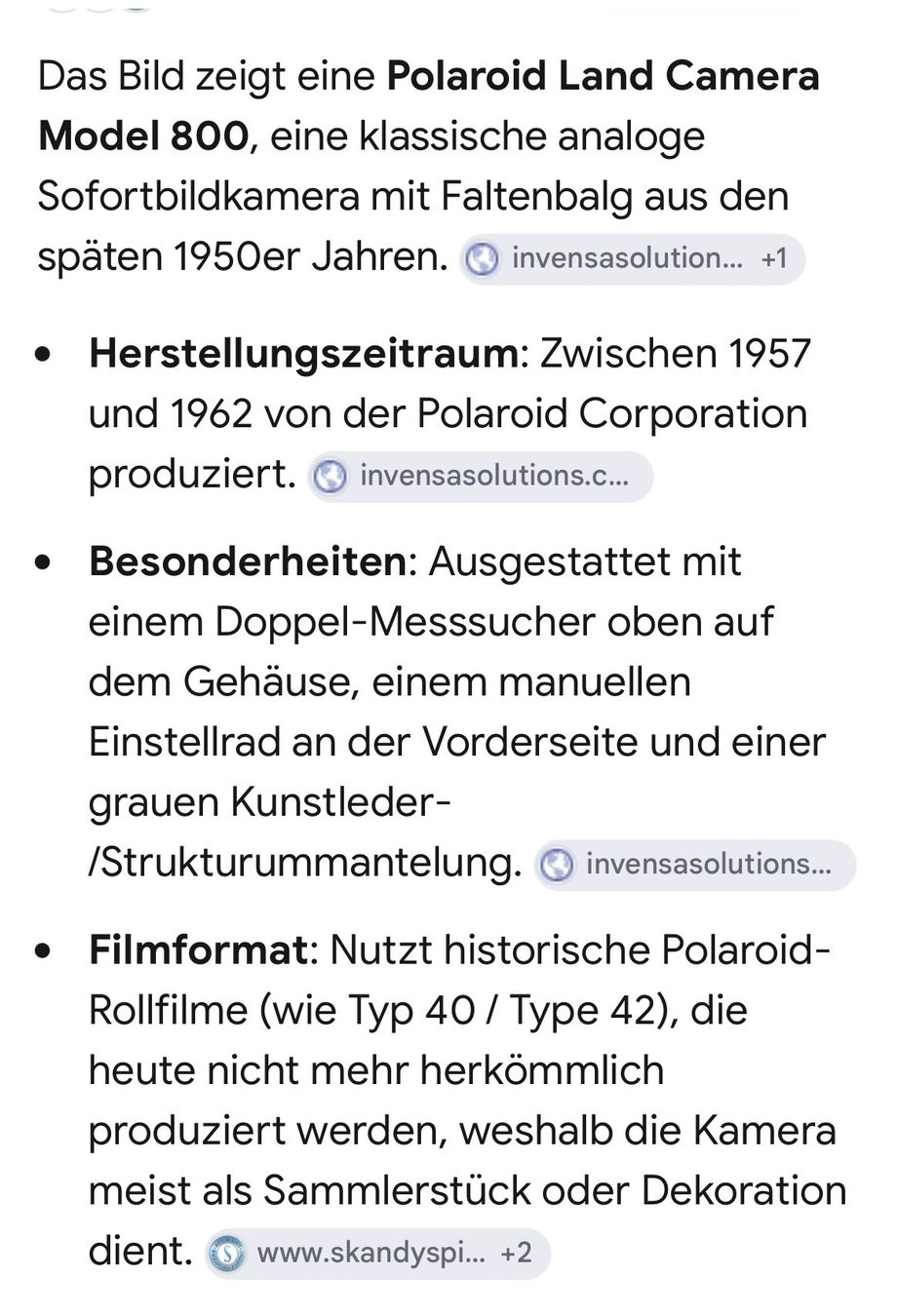 Polaroid Appareil photo: Polaroid Land Camera – D'occasion à Muttenz par Bhuebi 8
