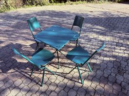 Gartentisch mit 4 Stühlen von Cattelan Italia, grün