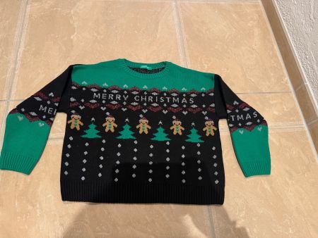 Benetton neuer Weihnachtspulli, 6-7J 116-122