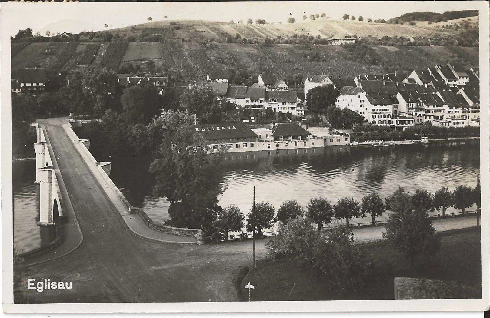 Cartoline postali: Karte Eglisau 1930 – Usato da Zürich venduto da Philacat11