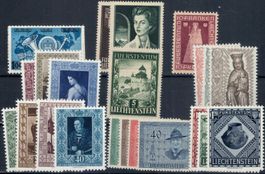 Liechtenstein-Lot, postfrisch **, hoher Katalog-Wert