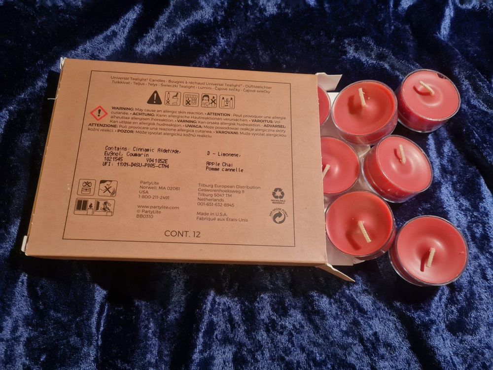 PartyLite 12 Lumini Profumati Estate - Fresh: Fragranza Di Biancheria Fresca E Muschio (4-6 Ore) - 5