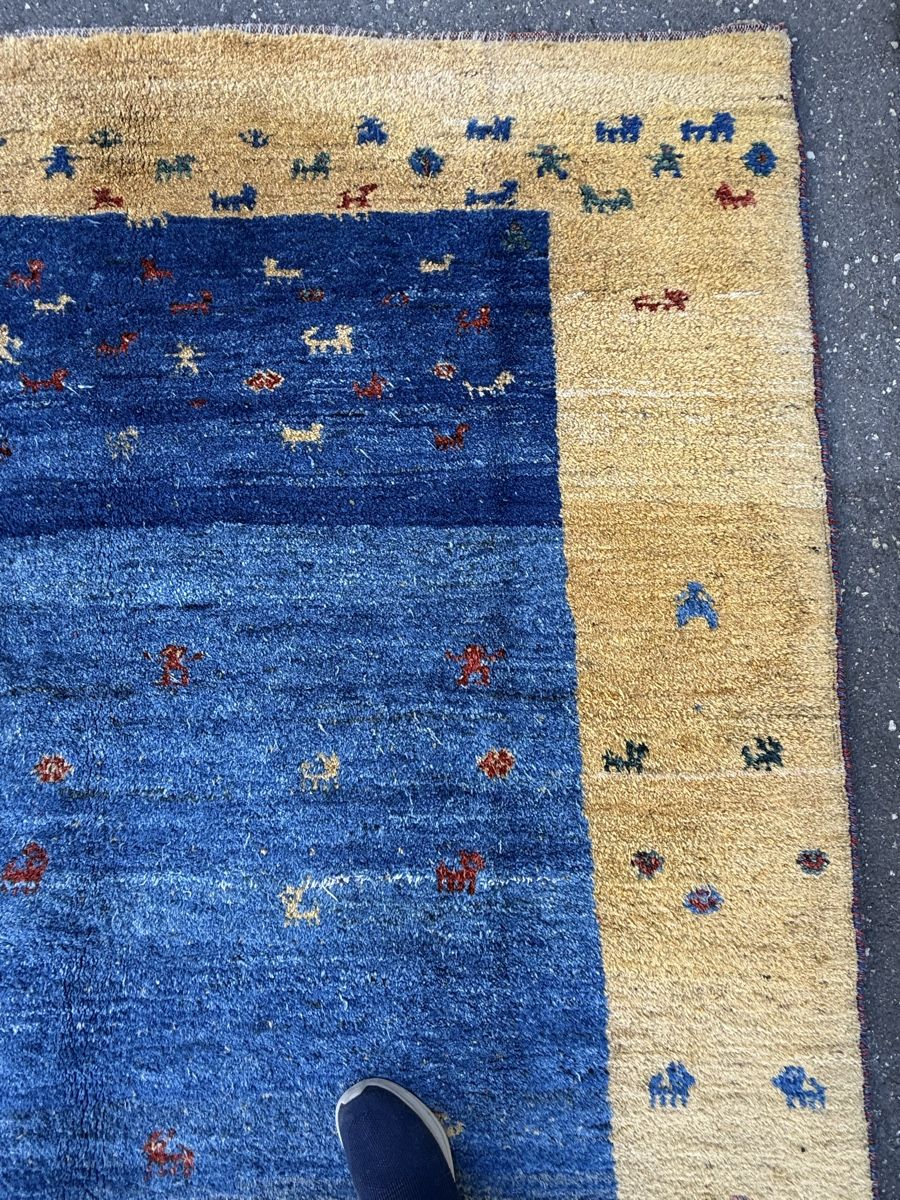 Gabbeh Tappeti: Wunderschöner Handgeknüpfter Teppich Gabbeh.257x220.cm – Usato da Sempach venduto da Star7 5