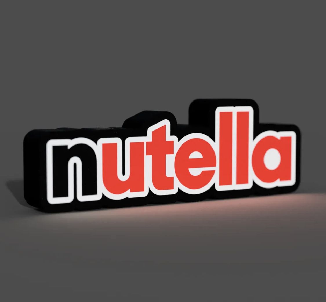 Toutes les décorations: Lampe LightBox LED Nutella – Neuf (Voir description) à Noville par Berlusconi55