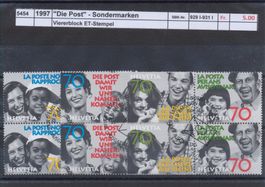 1997 "Die Post" - Zusammendruckpaare, ET - Stempel