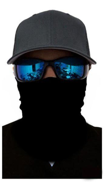 Passmontagna & Scaldacolli: Bandana Schwarz Sturmmaske Maske Tuch Motorrad Staubschutz – Nuovo e nell'imballaggio originale da Dättlikon venduto da easythings 1