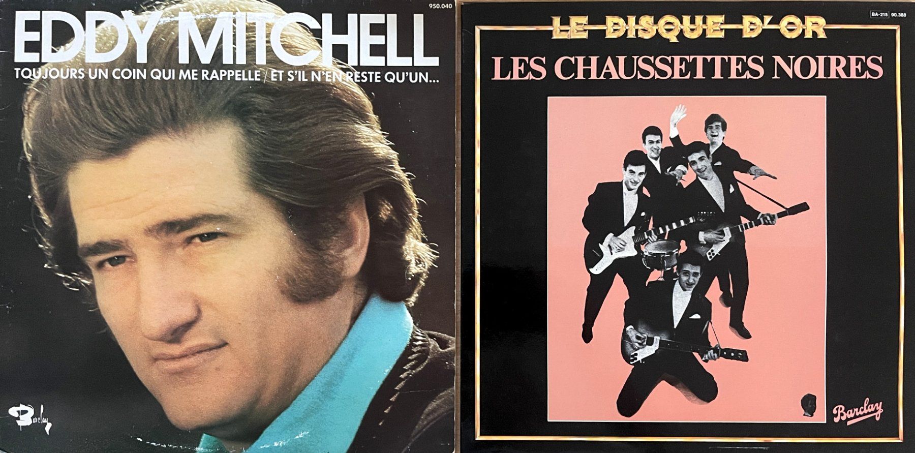 Dischi in vinile: Eddy Mitchell & Chaussettes Noires - Disque d'Or & Same – Usato da Savagnier venduto da Ne2065