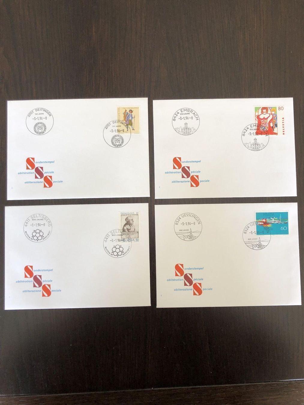 Tutti i francobolli: diverse Sonderstempel – Usato da Horw venduto da Luki49