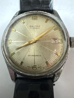 Montre BELTEX  date homme argenté bon état